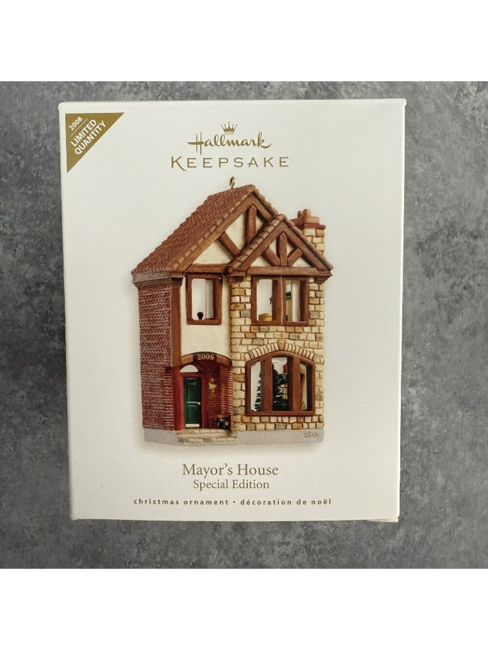 Hallmark Keepsake Ornament "Mayor's House" 2008 Nostalgic Houses & Shops